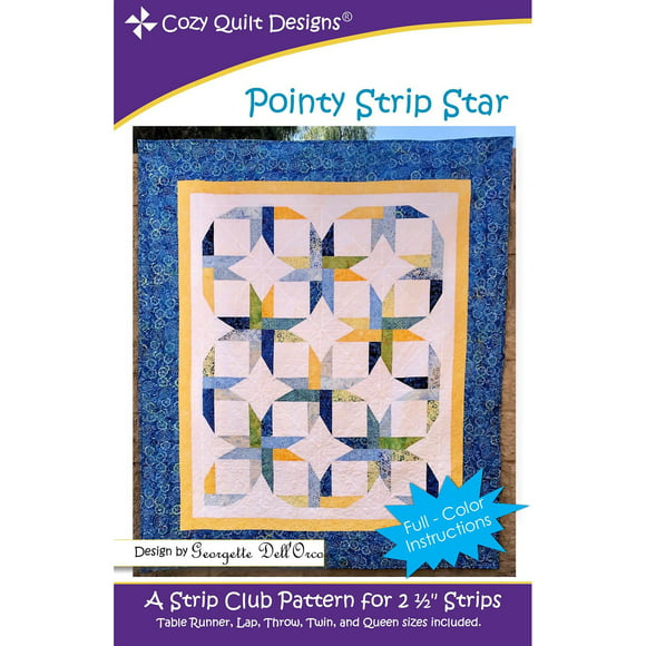 A Star is Born Quilt Pattern by Cozy Quilt Designs 